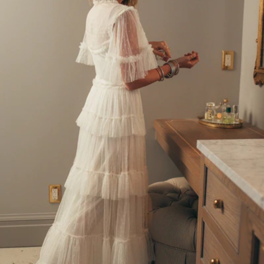 Whimsical Dress In White